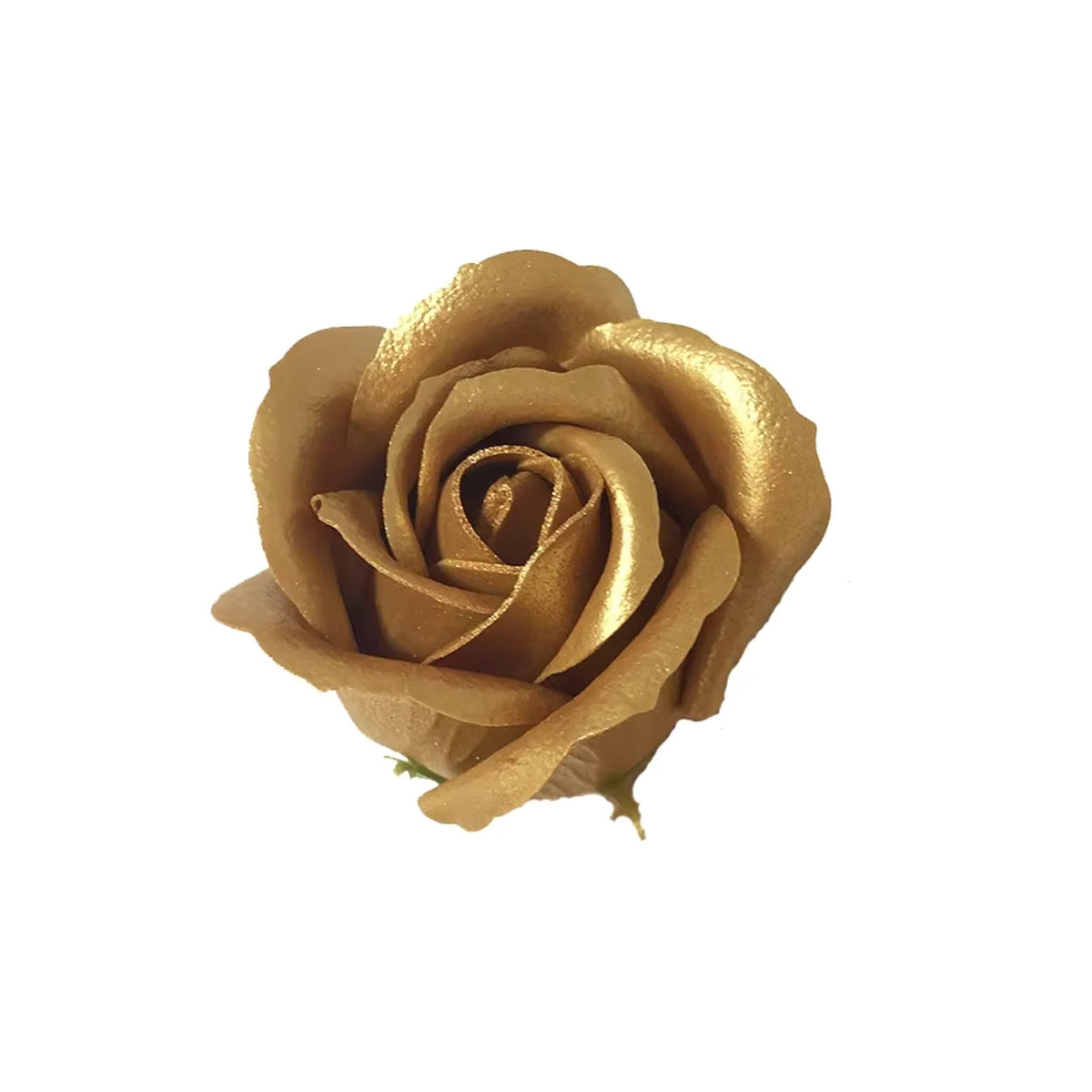 Spilewka Bastelset mit künstlichen Rosenblütenköpfen in Gold und Silber für DIY Dekorationen zu Hochzeit und Valentinstag - Bild 2
