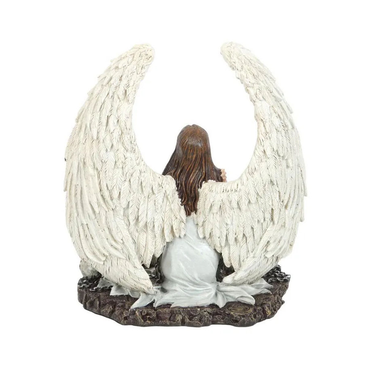 Spiral Direct Captive Spirit Engel Figur aus Kunstharz in Weiß/Schwarz, Höhe: 24 cm, Breite: 14,5 cm, Tiefe: 20,5 cm - Bild 2