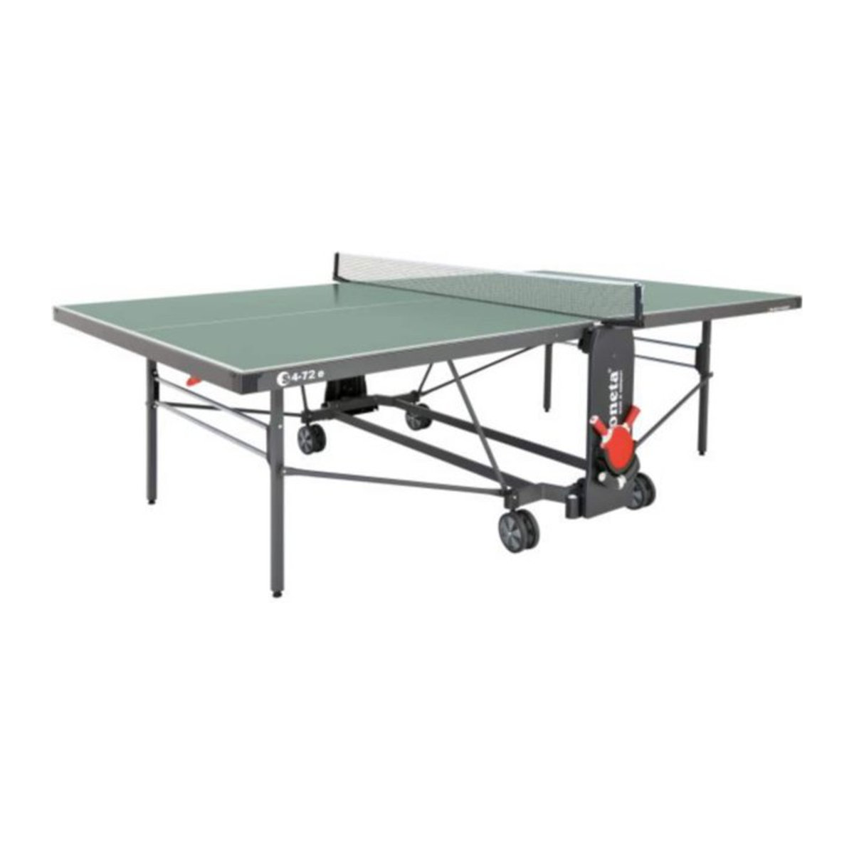 Sponeta ExpertLine Outdoor-Tischtennis-Tisch S 4-72 e, grün/schwarz, B/T/H: 152,5 x 152,5 x 76 cm - Bild 1