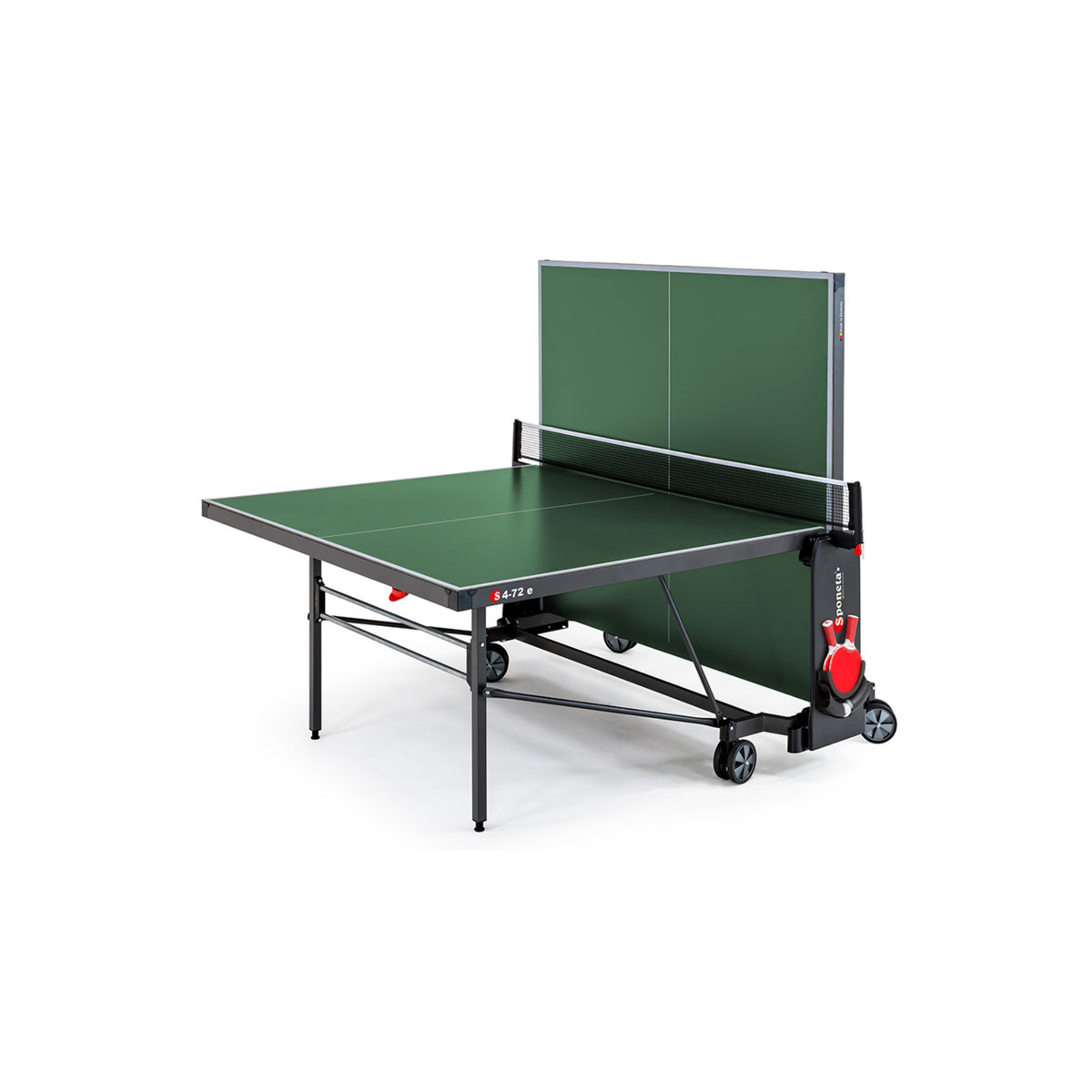 Sponeta ExpertLine Outdoor-Tischtennis-Tisch S 4-72 e, grün/schwarz, B/T/H: 152,5 x 152,5 x 76 cm - Bild 3