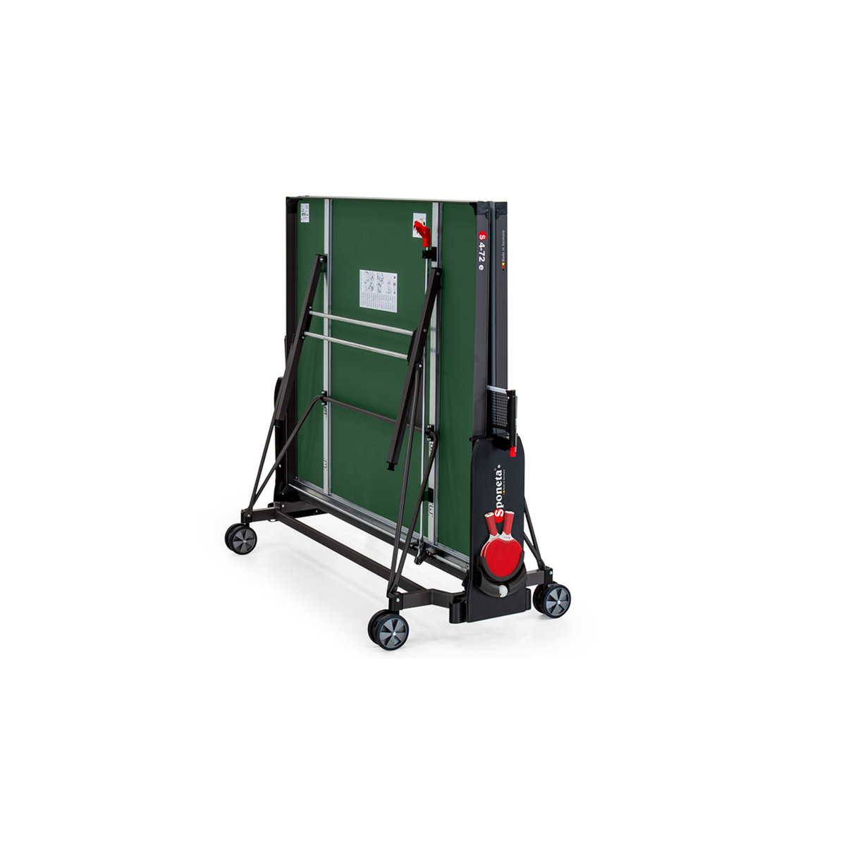 Sponeta ExpertLine Outdoor-Tischtennis-Tisch S 4-72 e, grün/schwarz, B/T/H: 152,5 x 152,5 x 76 cm - Bild 4