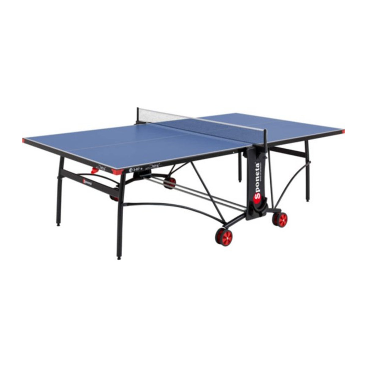 Sponeta SportLine Outdoor-Tischtennis-Tisch S 3-87 e in Blau mit schwarzem Untergestell - Bild 1