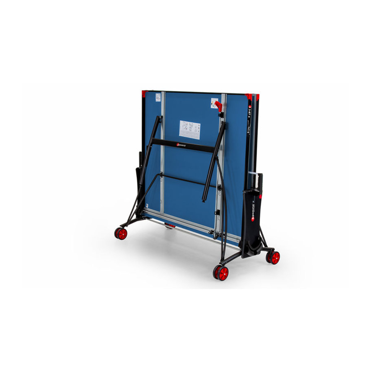 Sponeta SportLine Outdoor-Tischtennis-Tisch S 3-87 e in Blau mit schwarzem Untergestell - Bild 4