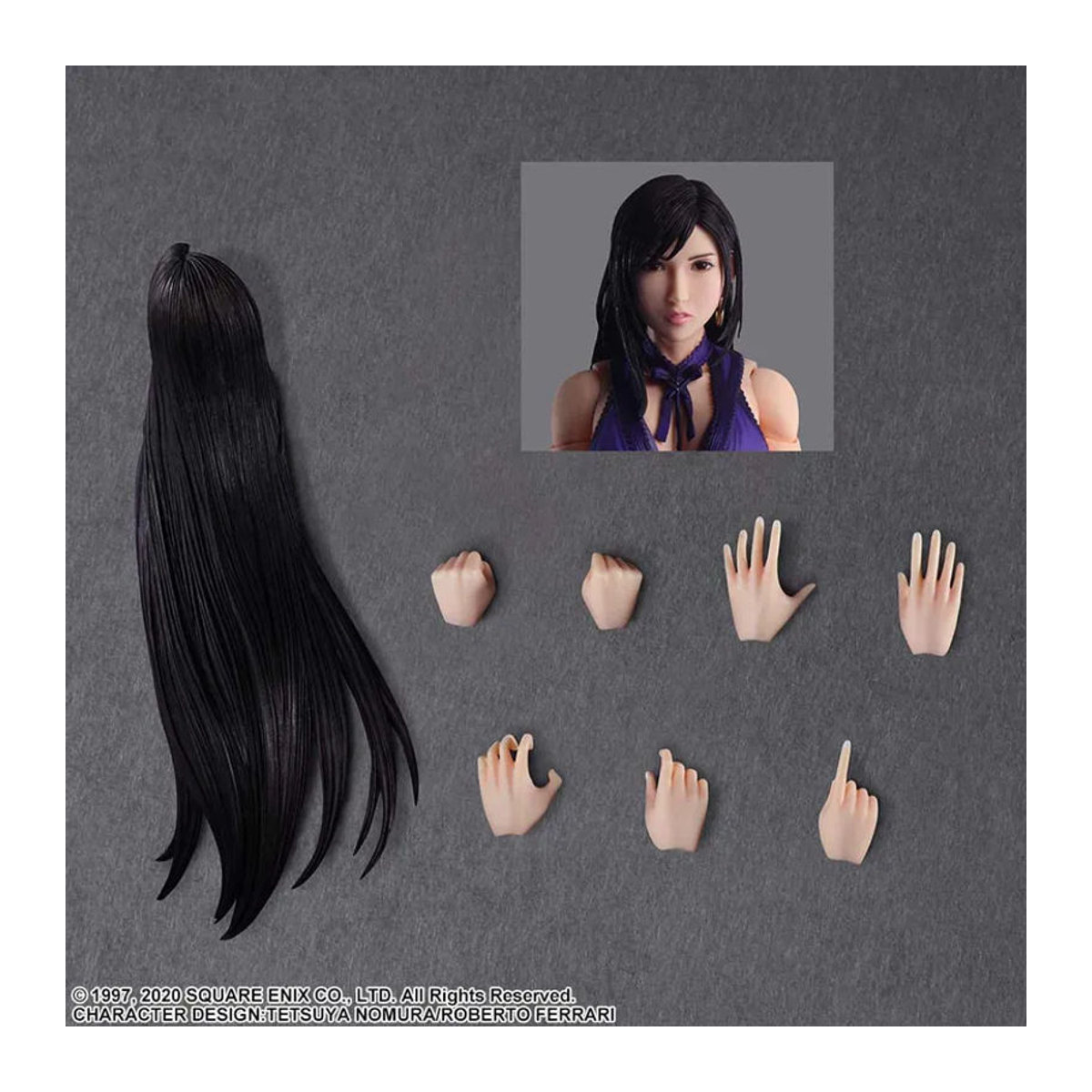 Square Enix Final Fantasy VII Remake Play Arts Kai Tifa Lockhart Figur in Blau, B: 67 mm, T: 50 mm, H: 250 mm - Bild 6