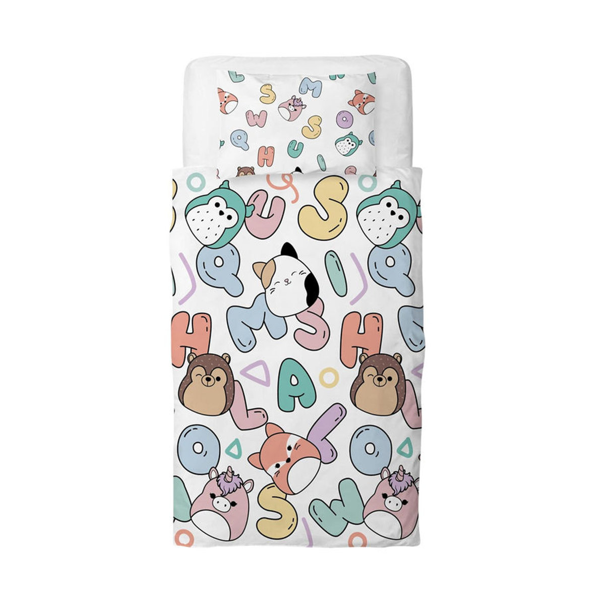 Squishmallows Charaktere Wendebettwäsche-Set Double weiß - Bild 2