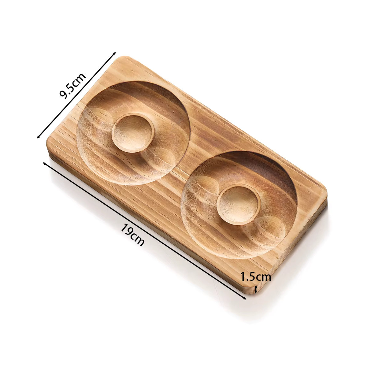 St.kunkka Schmuckdisplay aus Holz in Braun und Beige mit Perlen-Design für Armbänder, Halsketten und Handwerk im skandinavischen Stil - Bild 2