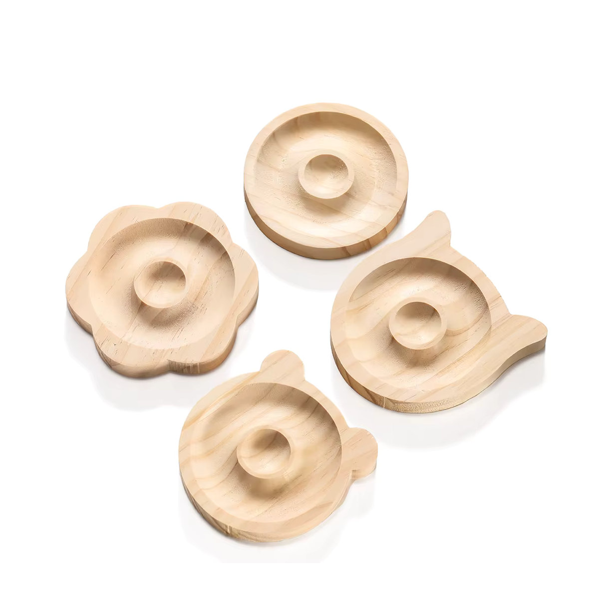 St.kunkka Schmuckdisplay aus Holz in Braun und Beige mit Perlen-Design für Armbänder, Halsketten und Handwerk im skandinavischen Stil - Bild 5