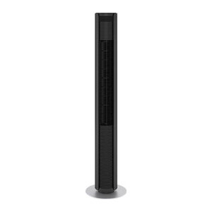 Stadler Form Peter Turmventilator Schwarz 60W mit Fernbedienung, LED-Display und Timer, Durchmesser: 24 cm, Höhe: 110 cm