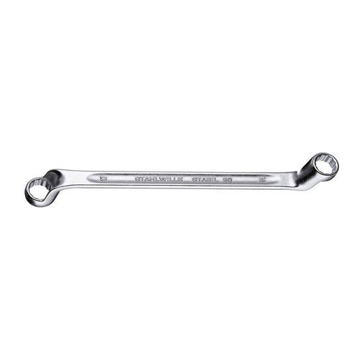 Stahlwille Doppel-Ringschlüssel 8 - 9 mm aus Metall nach DIN 838 und DIN ISO 10104 - Bild 1