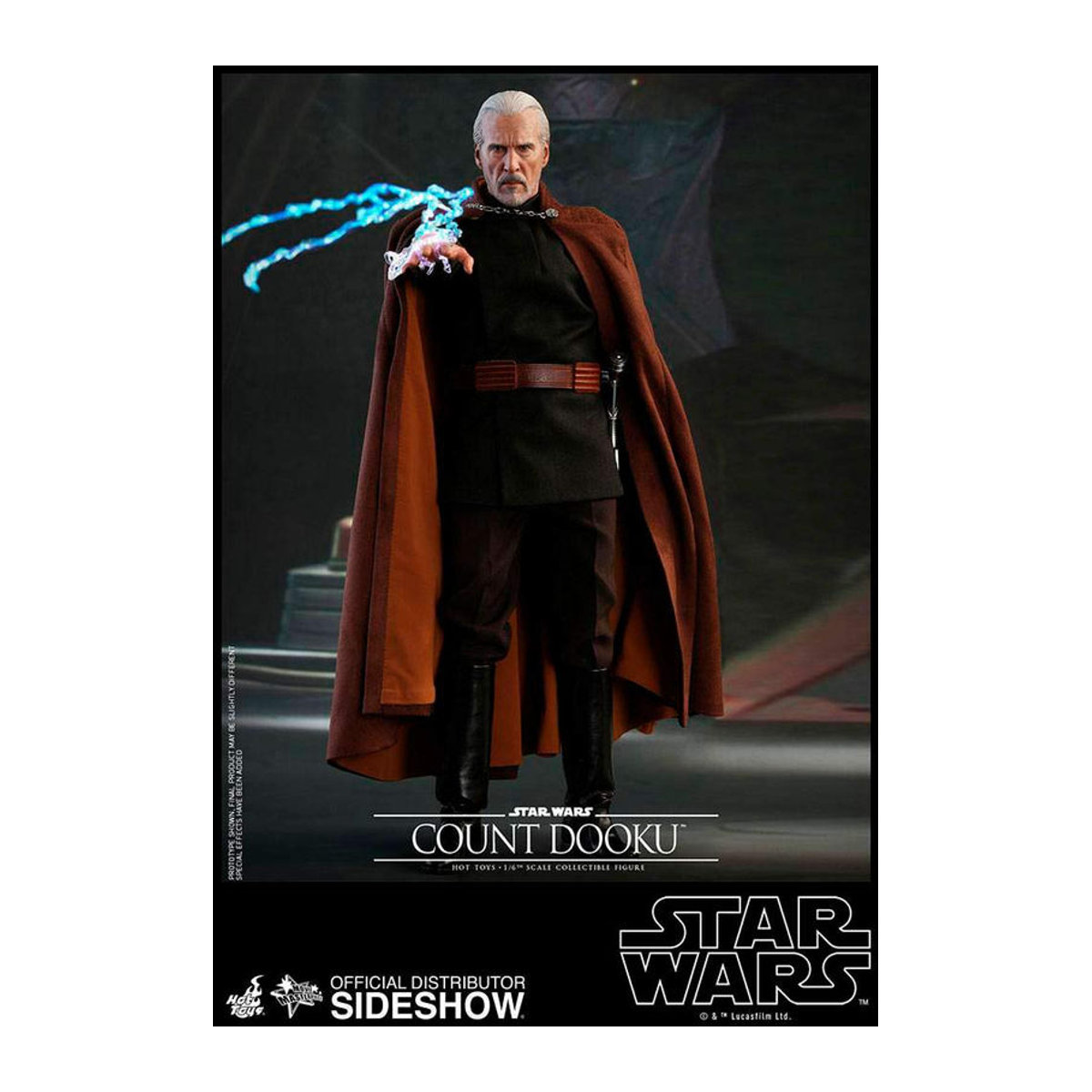 Star Wars Episode Angriff der Klonkrieger Count Dooku Movie Masterpiece II 1/6 Figur in Braun - Bild 4
