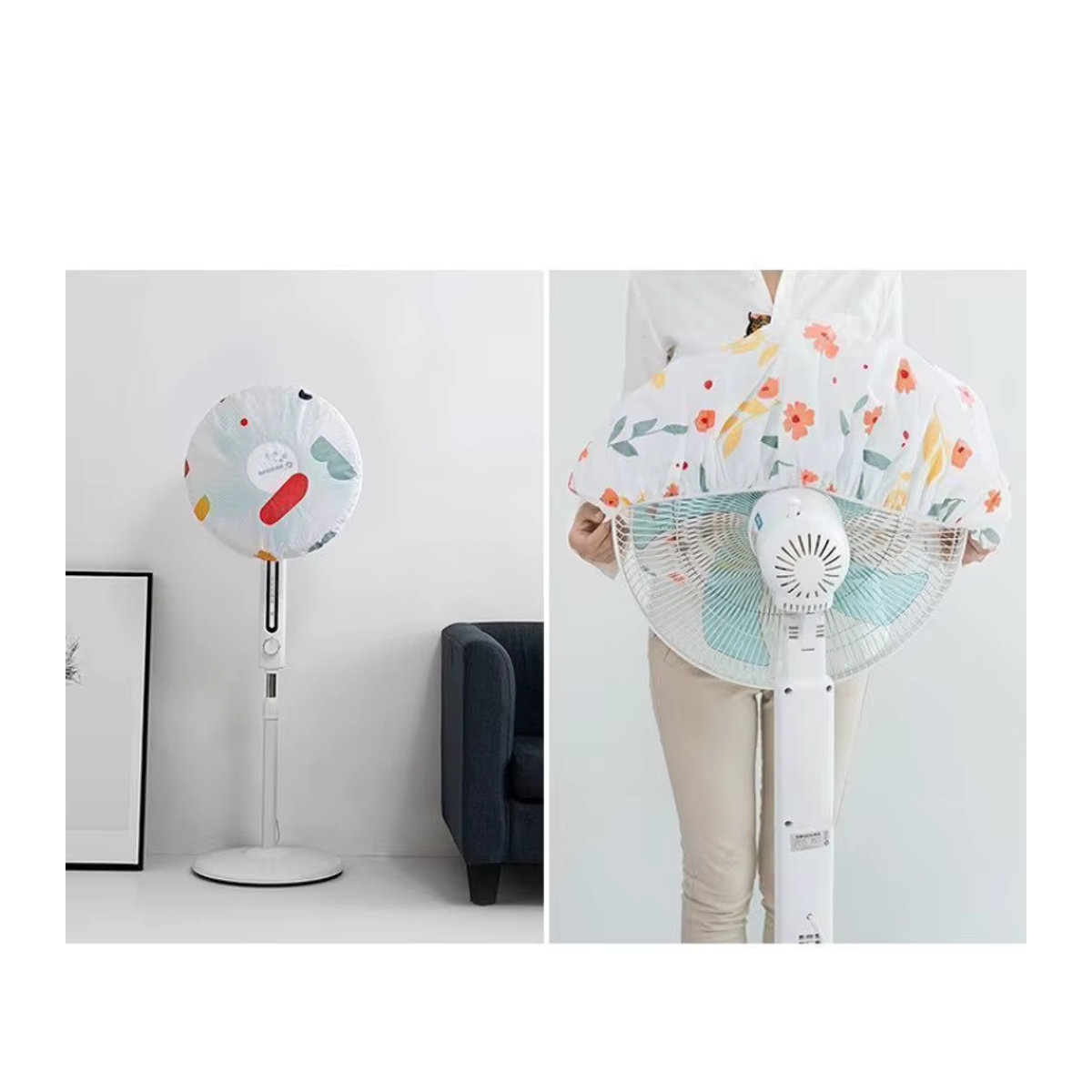 Staubschutzhülle für elektrische Ventilatoren und Standheizungen in Bunt - Bild 1