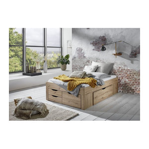 Stauraumbett Noah Relita Funktionsbett mit 5 Bettschubladen, Eiche Artisan Dekor, B/T: 140 x 200 cm