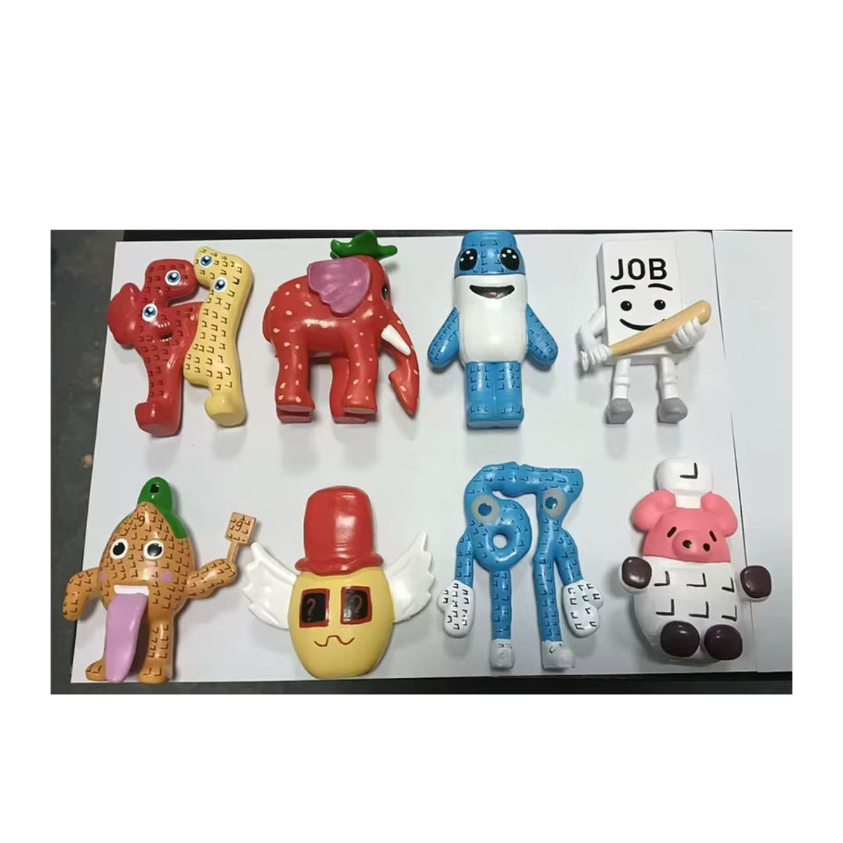 Steal A Brainrot Niedliche Anime Figur Nr. 9 Haus Modell aus Kunststoff in Blau - Bild 6