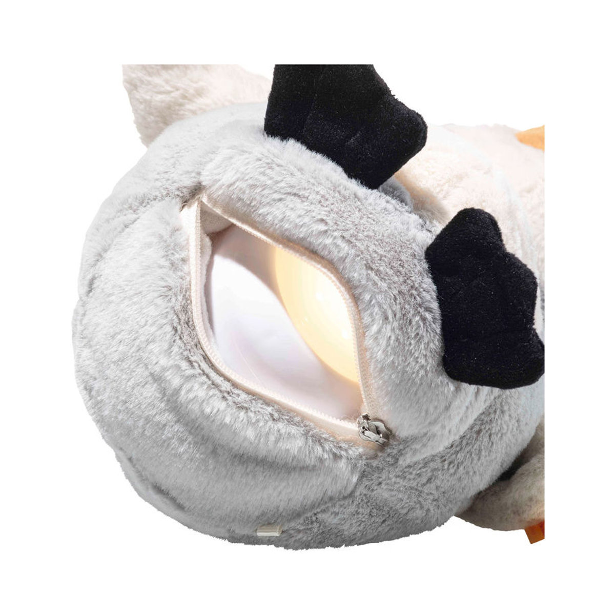 Steiff Kuscheltier Lio Pinguin Light at Night mit integriertem LED-Licht, Grau/Beige, Höhe: 22 cm - Bild 1