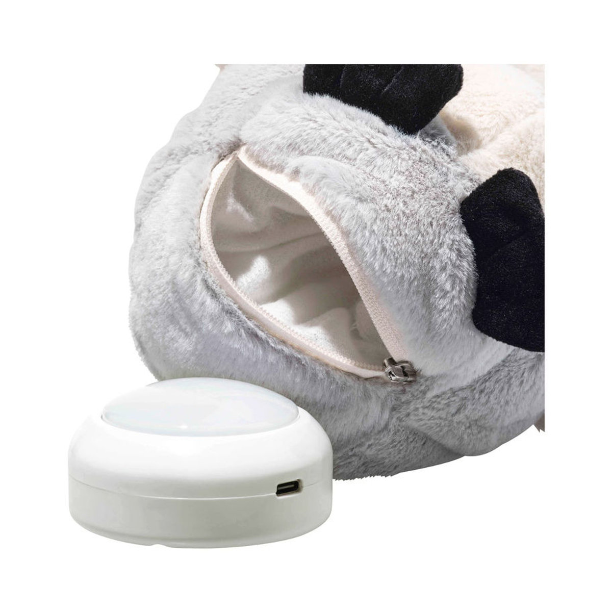 Steiff Kuscheltier Lio Pinguin Light at Night mit integriertem LED-Licht, Grau/Beige, Höhe: 22 cm - Bild 2