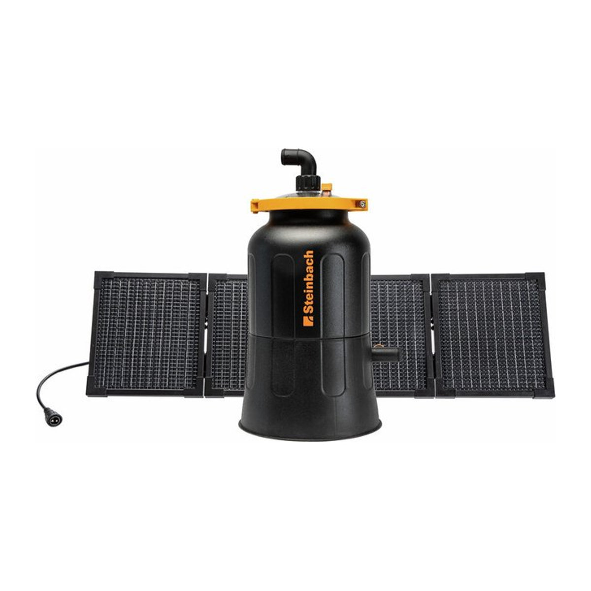 Steinbach Solarfilteranlage FXS38 für Pools bis 19.000 l, 4.500 l/h, Schwarz - Bild 1