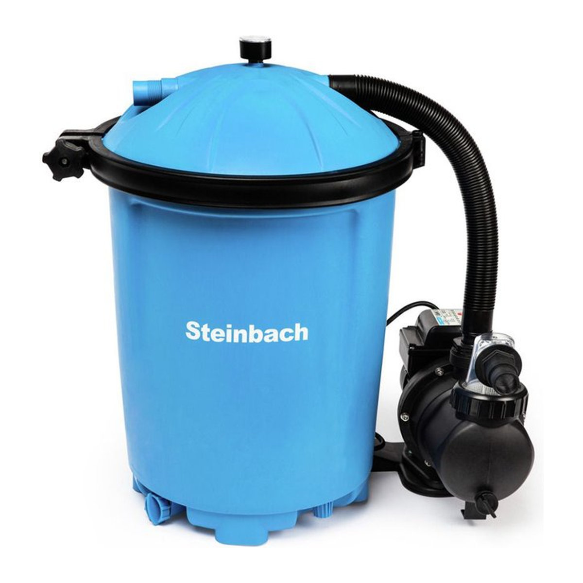 Steinbach Swimming Pool Filteranlage Active Balls 75 in Blau und Schwarz mit Filtermedium für Pools bis 26.000 l - Bild 1