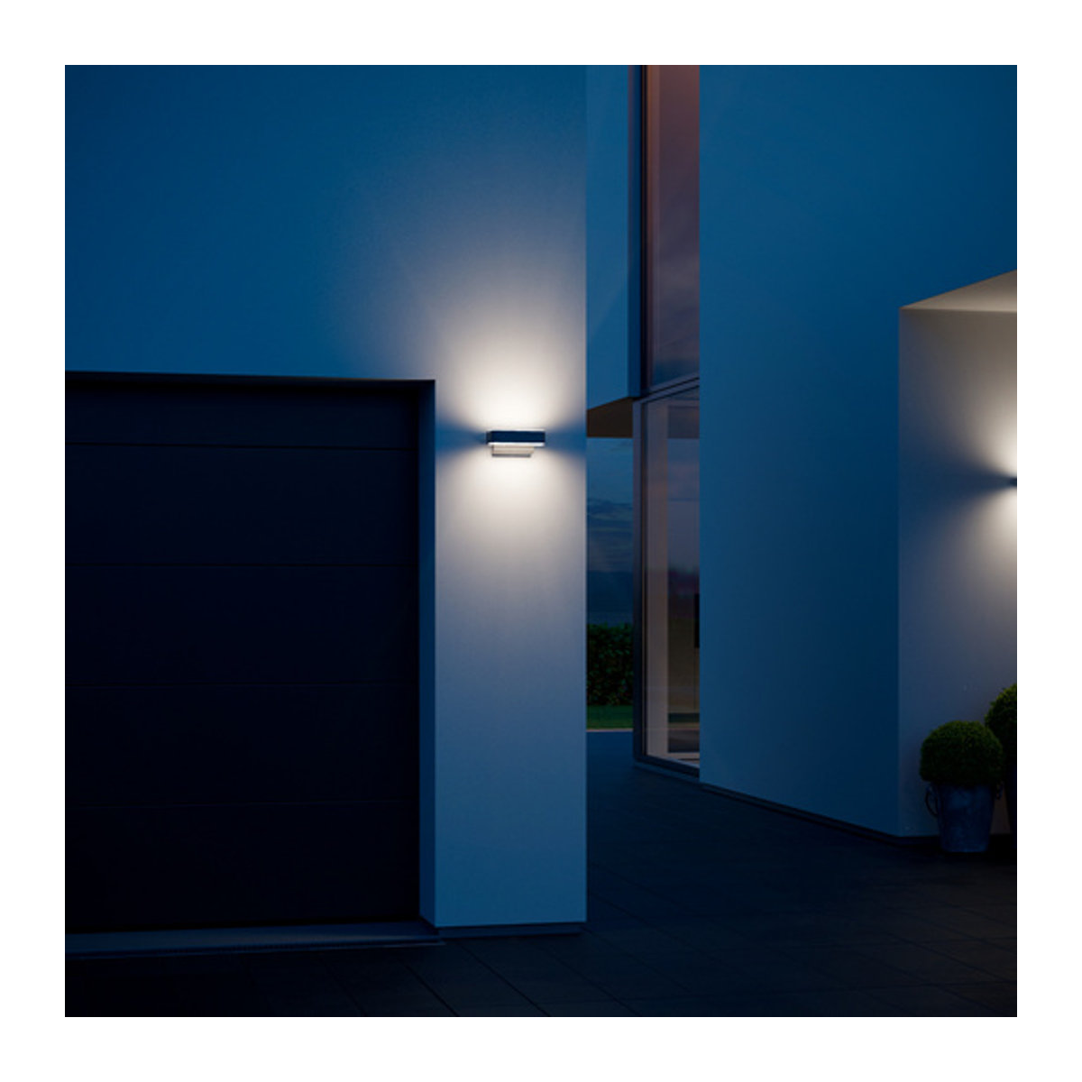 Steinel L 810 C LED Außenwandleuchte Anthrazit mit Bewegungsmelder IP44 Warmweiß - Bild 3