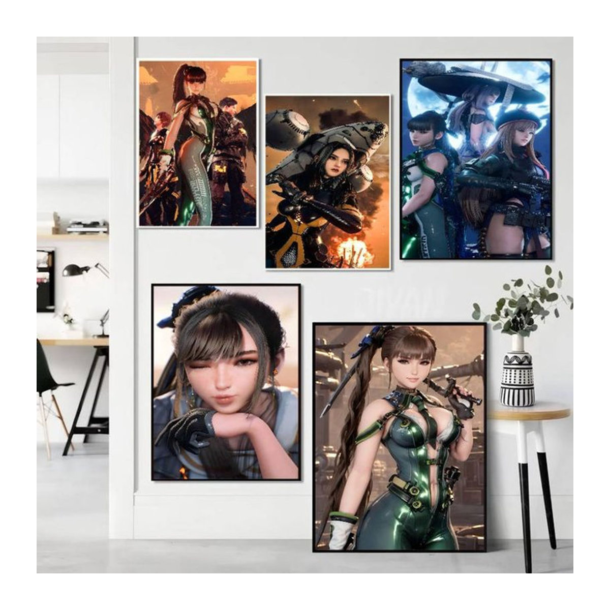 Stellar Blade DIY Sticky Poster Bilibili Wandaufkleber mehrfarbig zur Wanddekoration - Bild 1