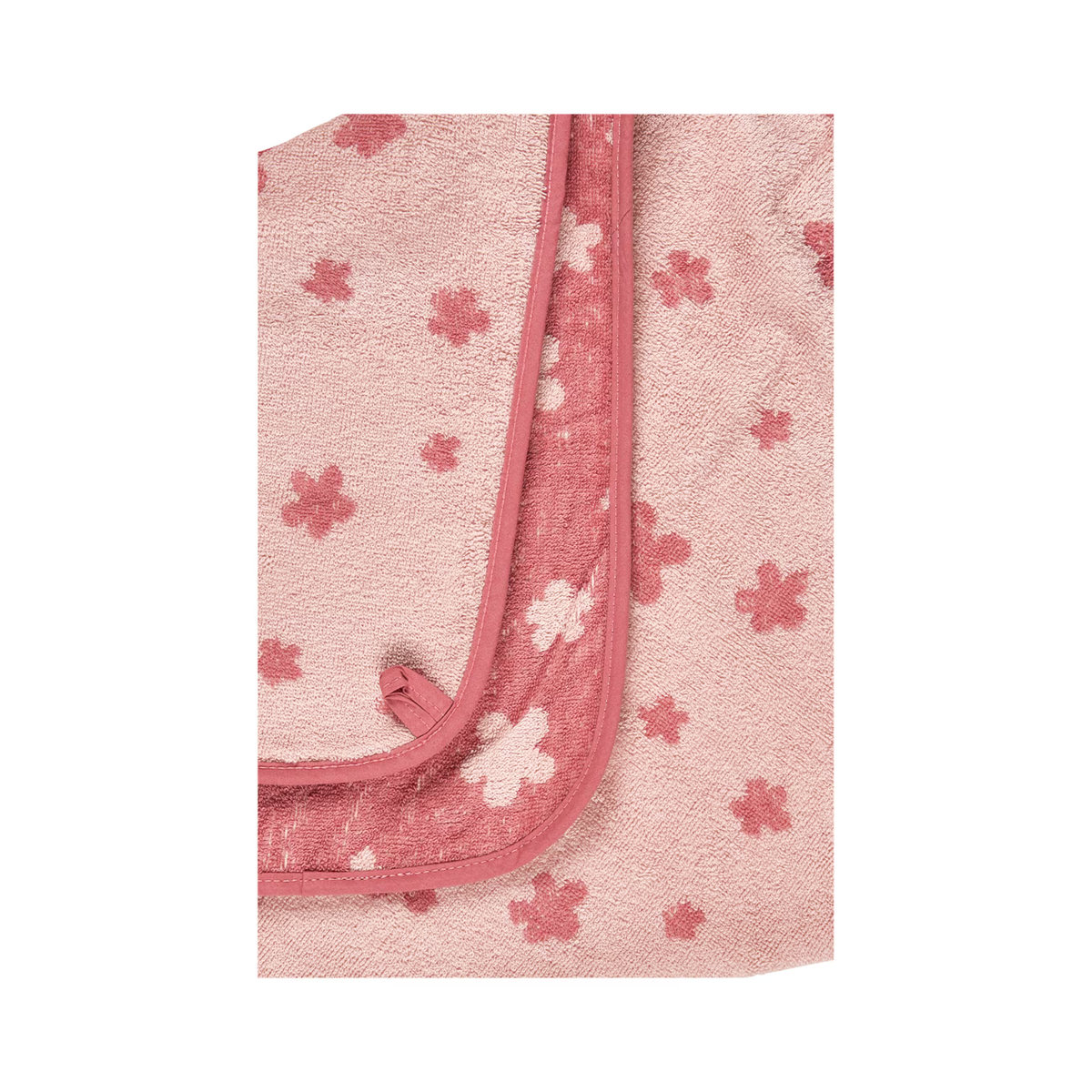 Sterntaler Kapuzenbadetuch Rosa B/H: 100 x 100 cm - Bild 1