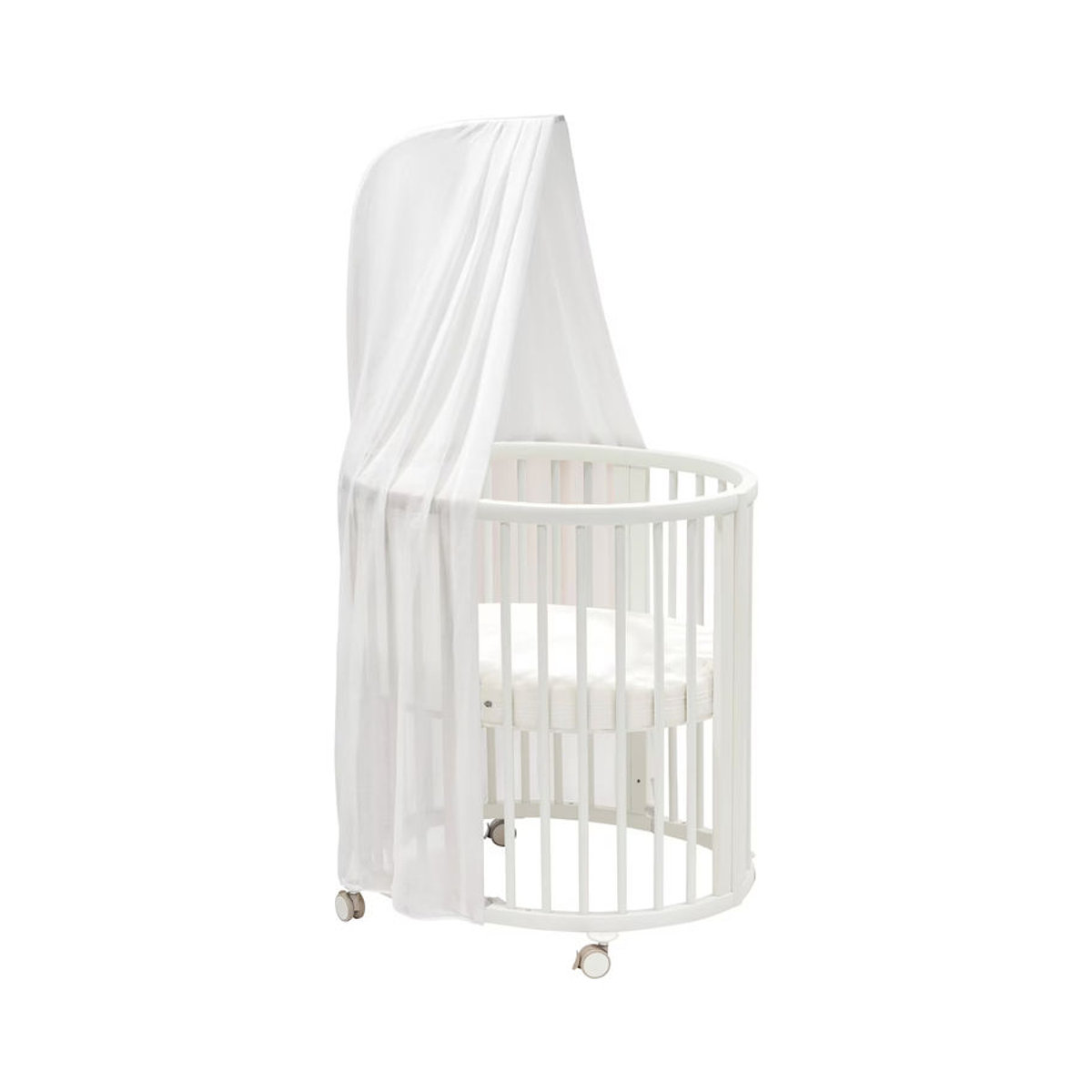 Stokke Sleepi Mini Babybett in Buche und Weiß - Bild 3