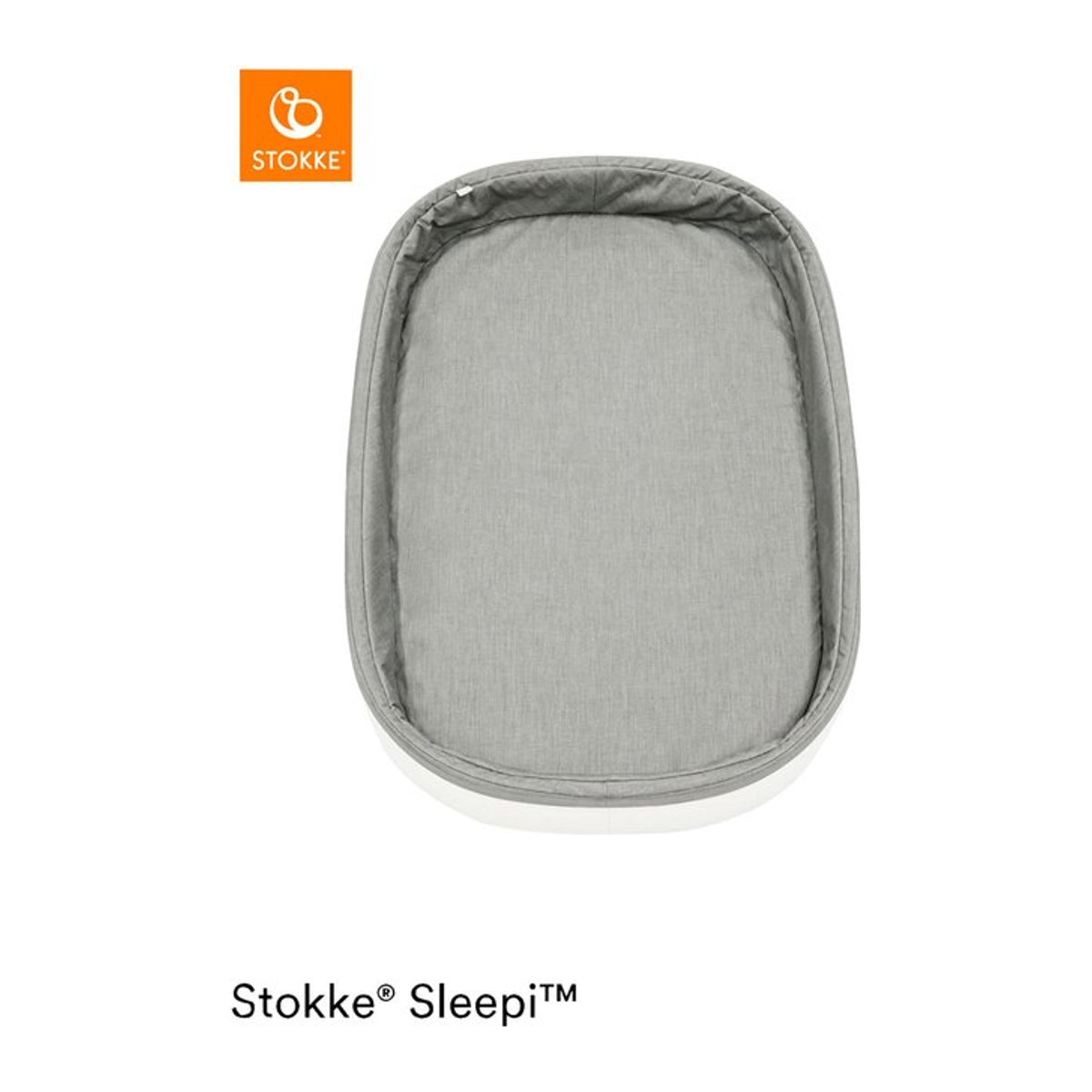 Stokke Sleepi Wickelaufsatz Changer für Kommode in Weiß und Grau - Bild 1