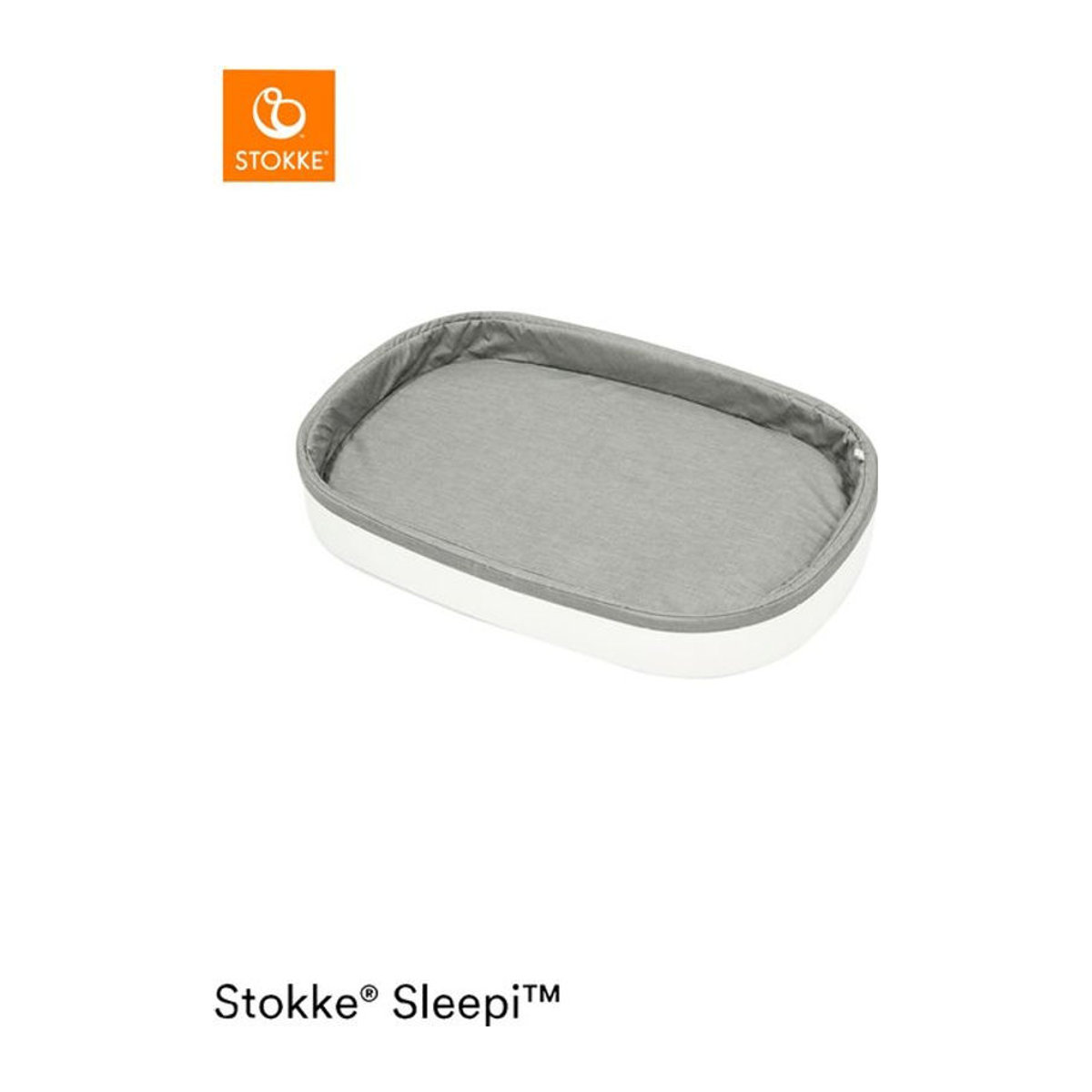 Stokke Sleepi Wickelaufsatz Changer für Kommode in Weiß und Grau - Bild 4