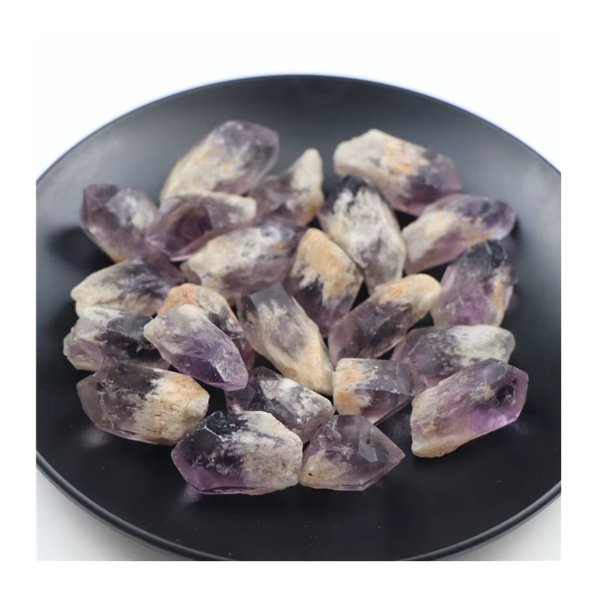 Stone Brothers Amethyst Kristall Chips lila, 100 g unregelmäßige getrommelte Steine für Schmuckherstellung und Dekoration - Bild 2