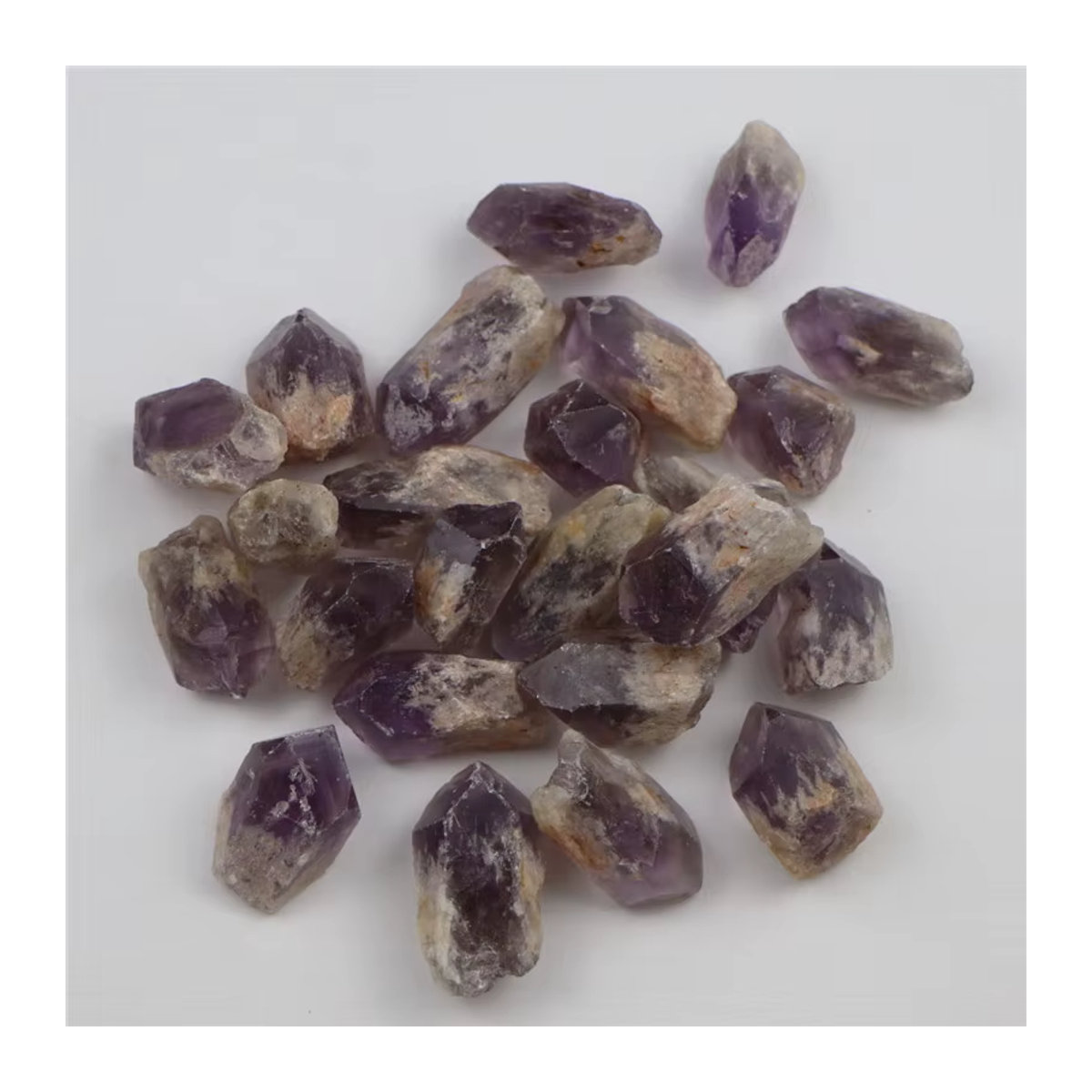 Stone Brothers Amethyst Kristall Chips lila, 100 g unregelmäßige getrommelte Steine für Schmuckherstellung und Dekoration - Bild 6