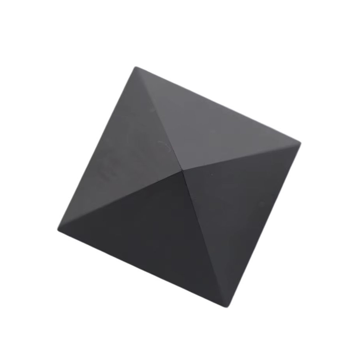 Stone Brothers Heilende Pyramide aus schwarzem natürlichem Obsidian Quarz zur Dekoration für dein Zuhause oder dein Büro - Bild 2
