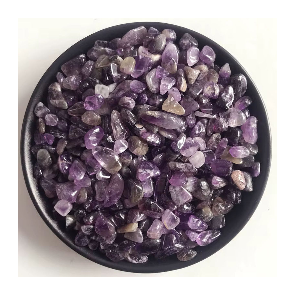 STONE BROTHERS Natürlicher Amethyst Pulver in Lila, 5-8mm Kristallkies zur Dekoration von Aquarium und Bonsai, 100g - Bild 3