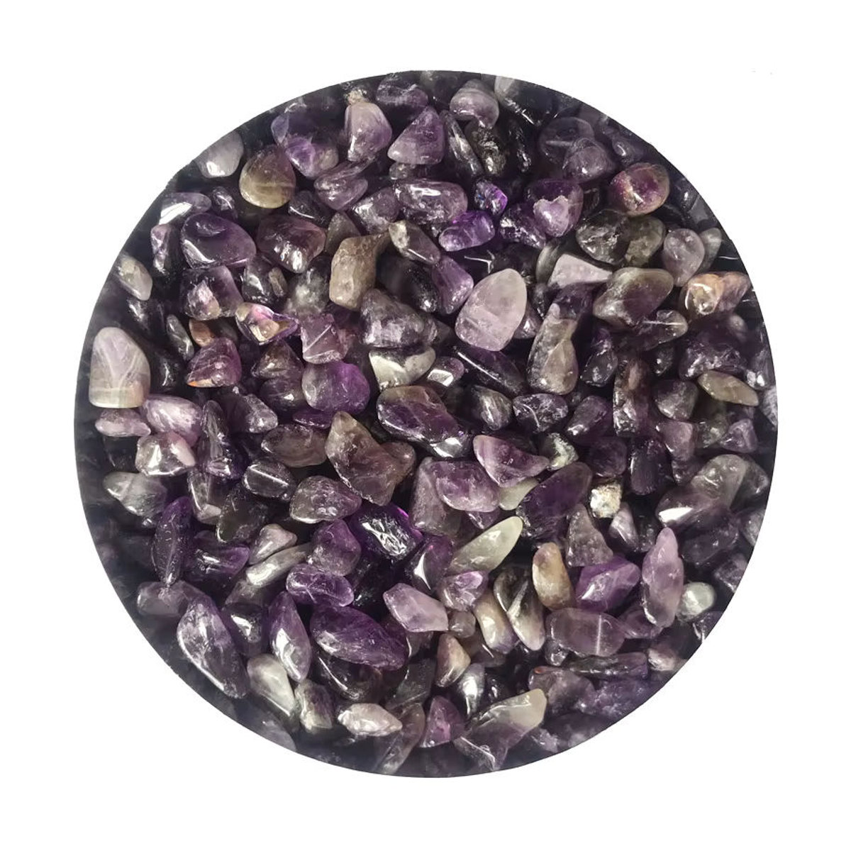 STONE BROTHERS Natürlicher Amethyst Pulver in Lila, 5-8mm Kristallkies zur Dekoration von Aquarium und Bonsai, 100g - Bild 5