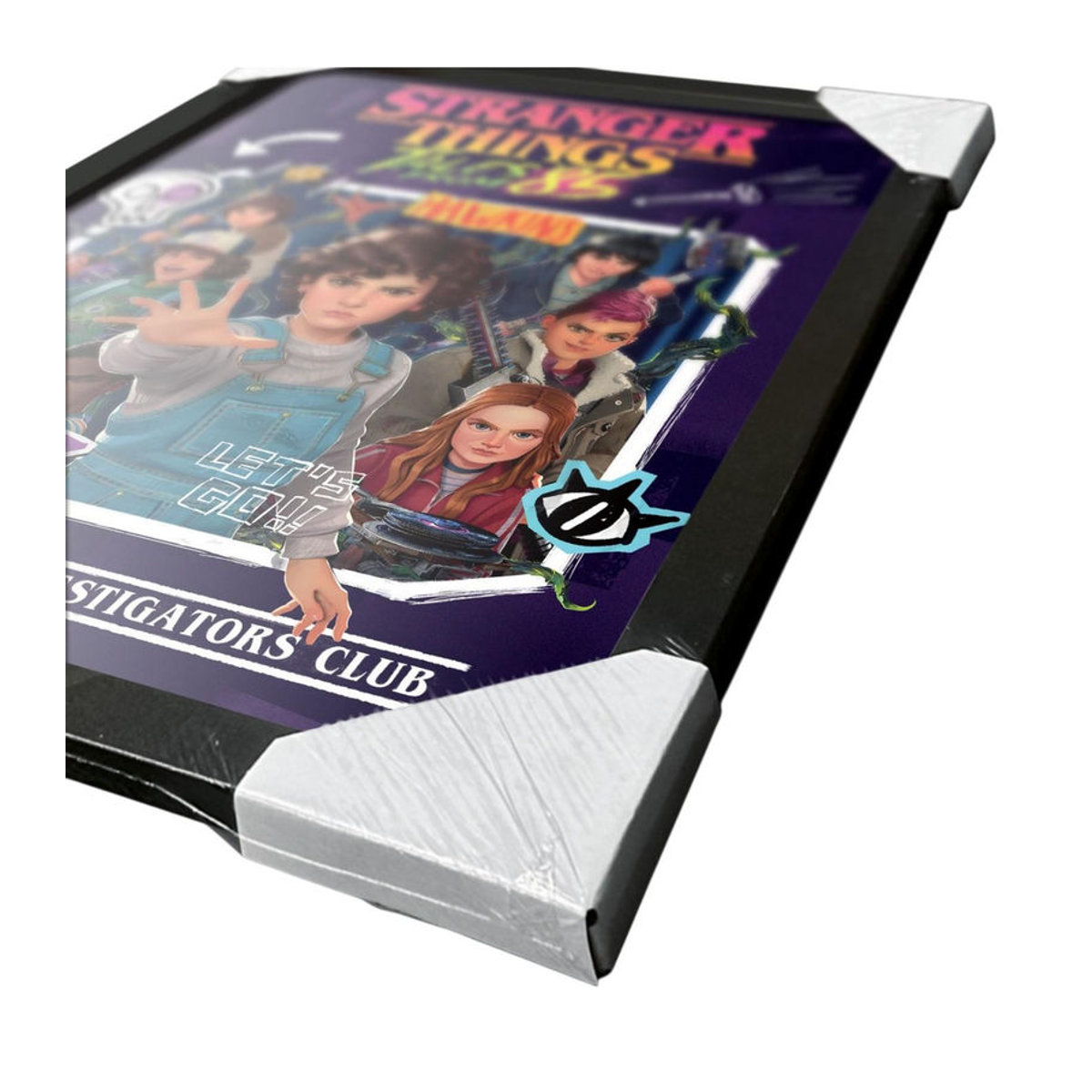 Stranger Things Tales from 85 HIC Team gerahmtes Poster von Pertemba FR - Apparel, mehrfarbig, 45 x 45 cm - Bild 2