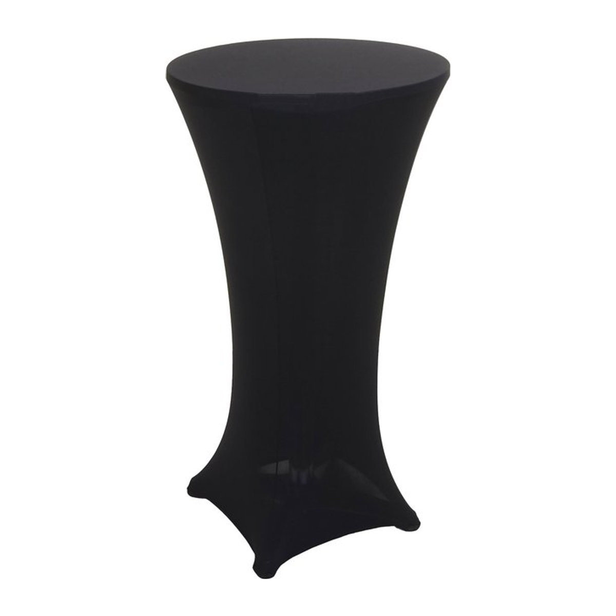 Stretch-Stehtischhusse MCW-J30 in Schwarz mit Durchmesser 60 cm - Bild 1