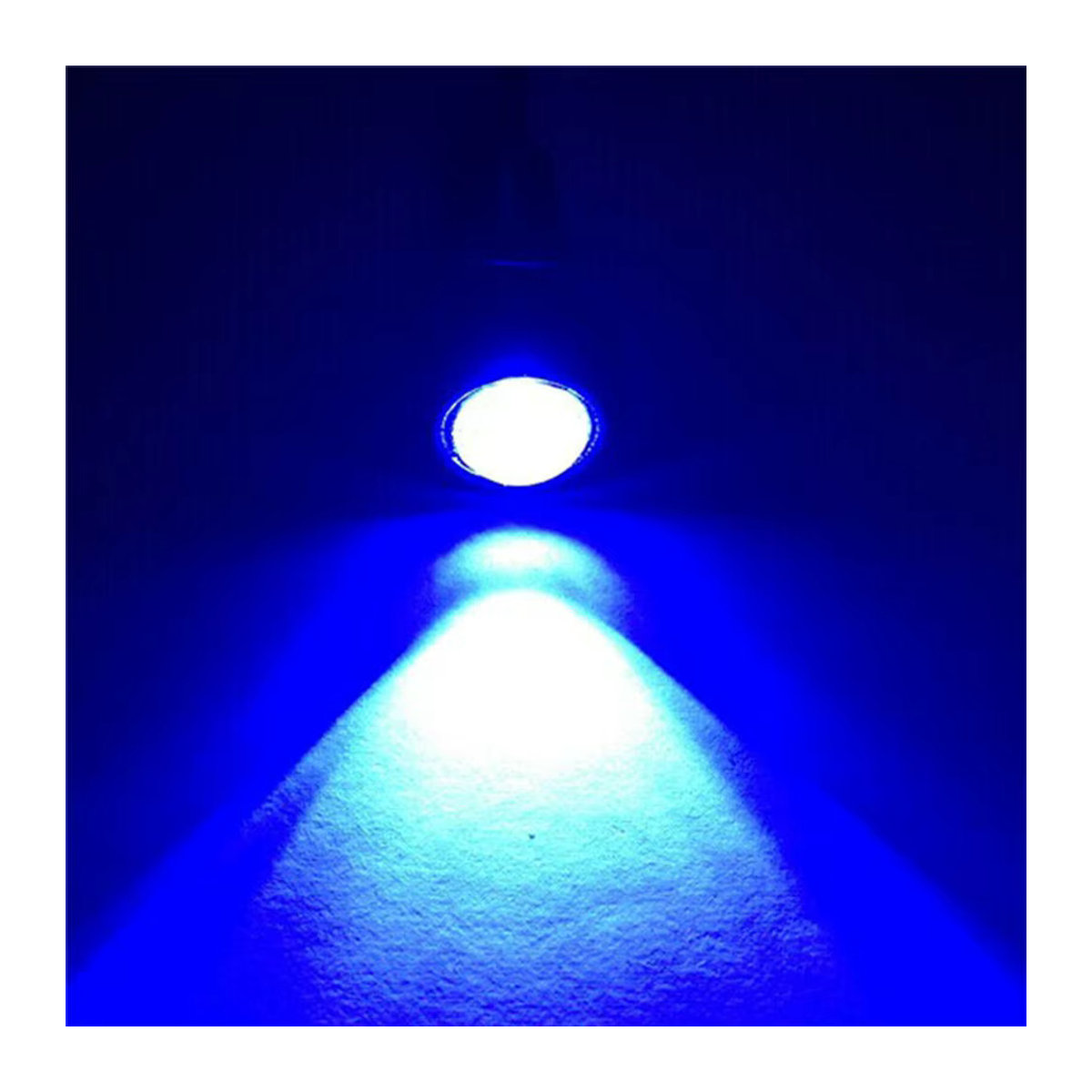 SUITU 4er Set Blaue LED Boot Licht Silber Wasserdicht und Staubgeschützt Unterwasser Runde LED Rücklicht für Sea-Doo GTX und WaveRunner 12V 3W - Bild 3