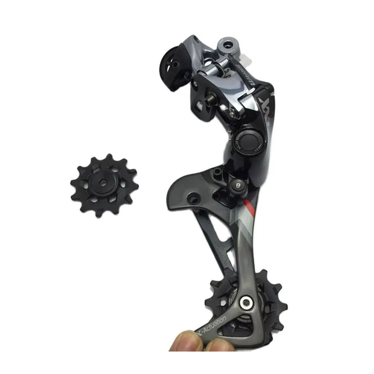 SUKOU Fahrrad Jockey Force Rival CX1 Schaltwerk Reparatur Kit für Sram AXS 11S/12S in Rot und Schwarz - Bild 3