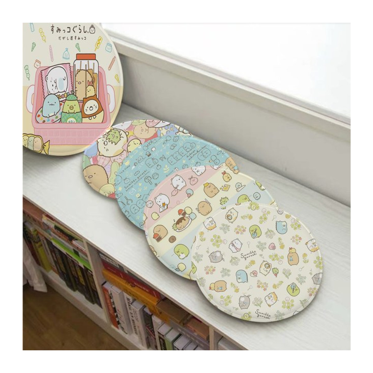 Sumikko Gurashi Meditationskissen Zabuton Anti-Rutsch Sitzkissen für Tatami und Garten in Mehrfarbig - Bild 1