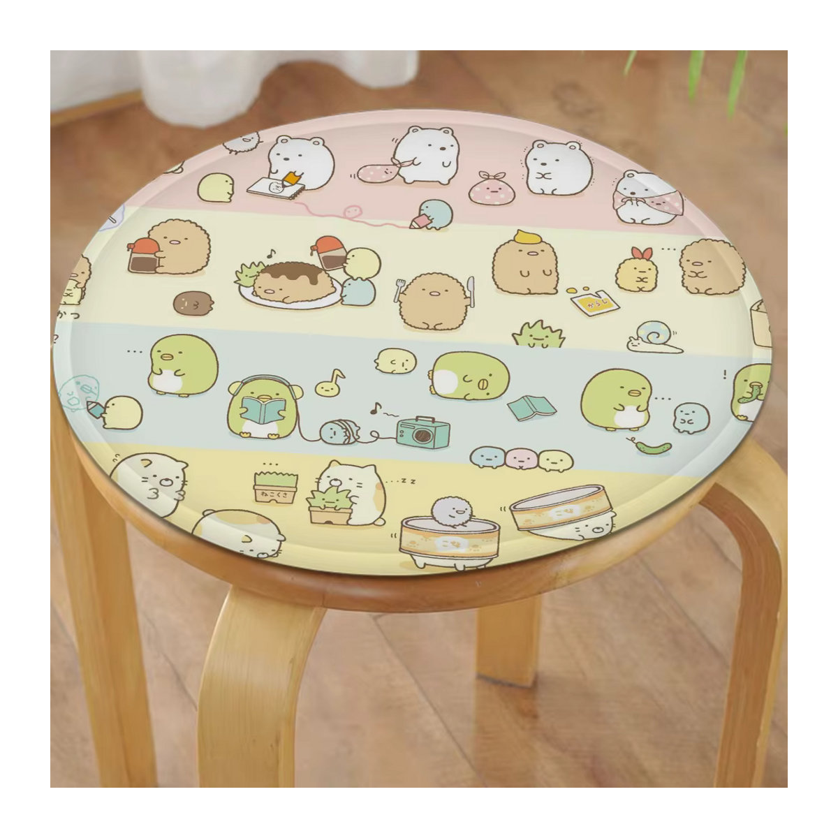 Sumikko Gurashi Meditationskissen Zabuton Anti-Rutsch Sitzkissen für Tatami und Garten in Mehrfarbig - Bild 2