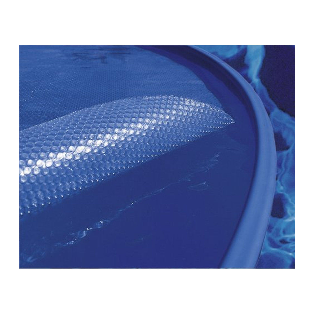 SUMMER FUN Solarabdeckplane aus Polyethylen (PE) in Blau, Breite: 450 cm - Bild 1