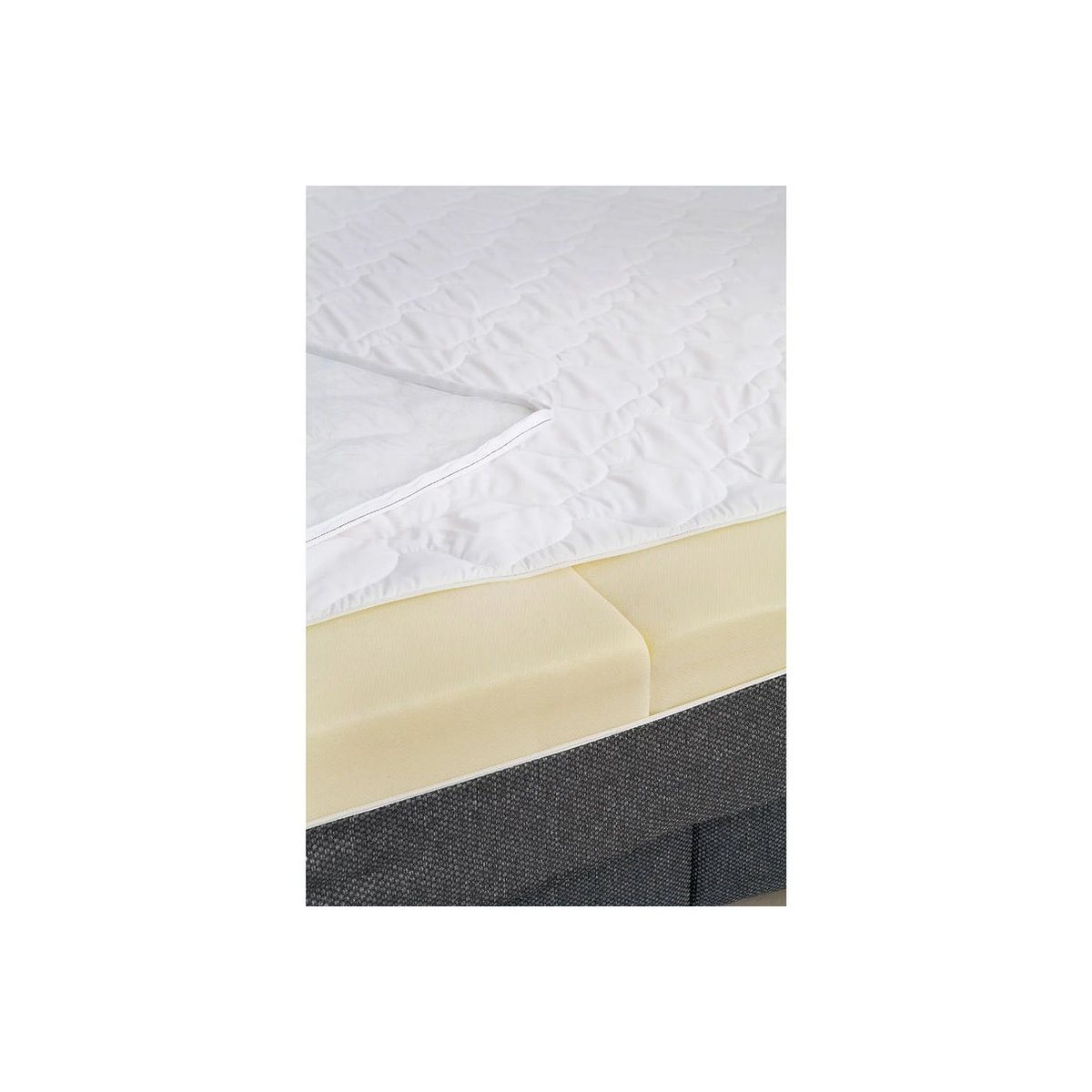SUN GARDEN Boxspringbett DARWIN in Grau mit Polyesterbezug, B/T: 180 x 200 cm - Bild 2
