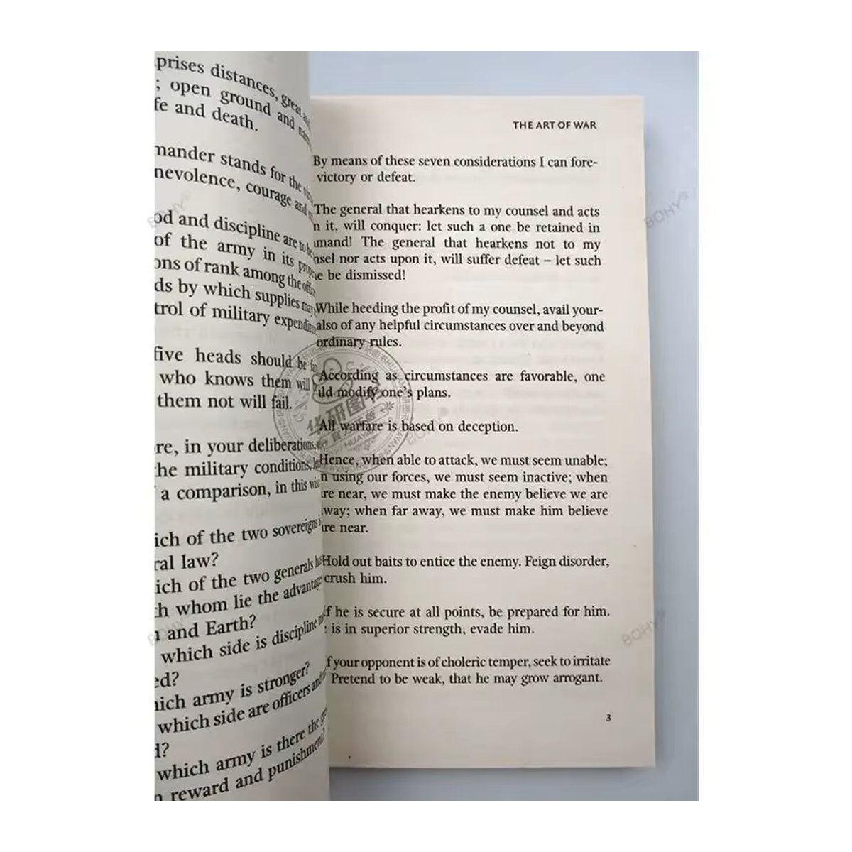 Sun Tzu The Art of War Englisches Originalbuch Sun Zi Bing Fa Chinesische antike Militärliteratur in Schwarz - Bild 3
