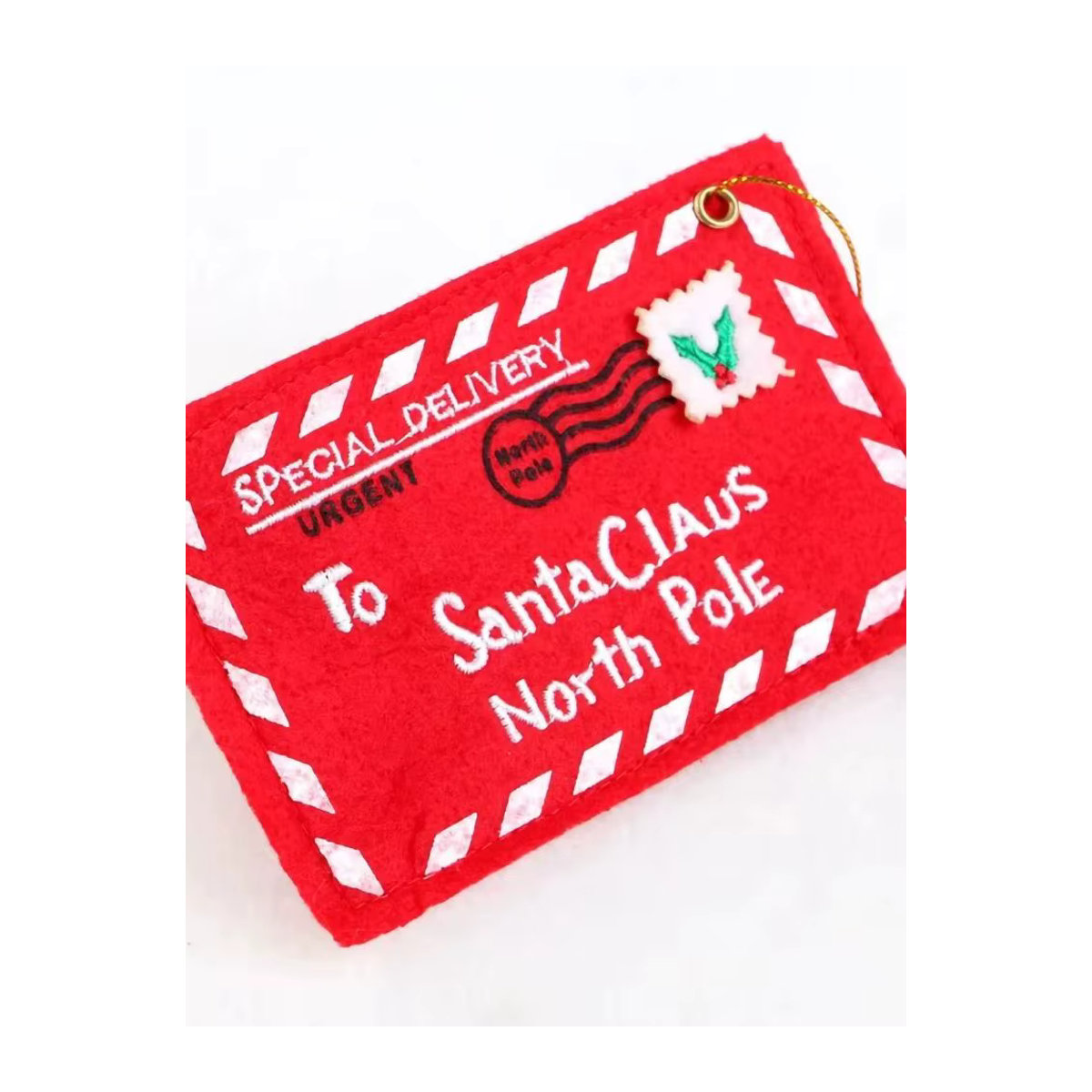 Suncolourful Weihnachtliche Papier-Umschläge mit Weihnachtsmann-Motiv in Rot für Kartenhalter und Dekoration, 5 Stück - Bild 6