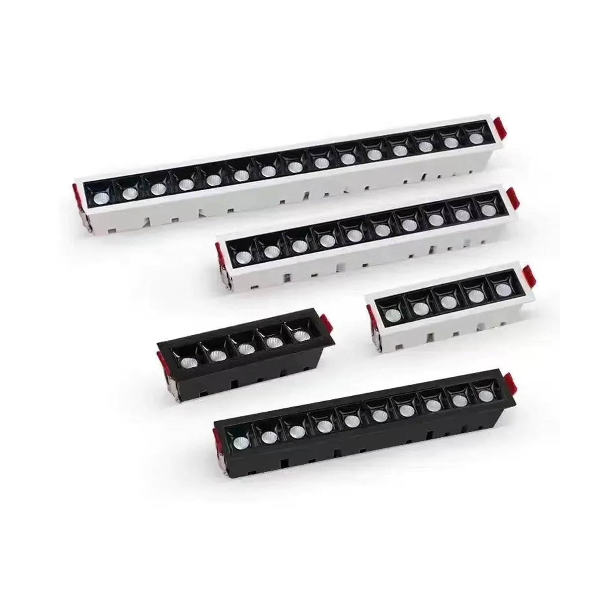 SUNMEIYI LED Einbaustrahler Rechteck Deckenlampe mit Grille in Weiß für modernes Wohnzimmer und Shop Design - Bild 2