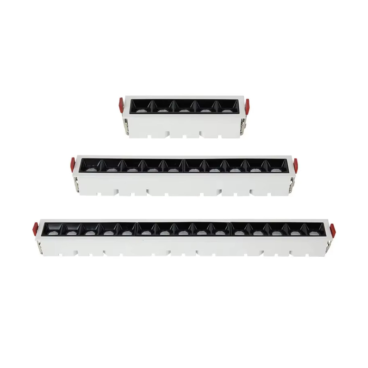 SUNMEIYI LED Einbaustrahler Rechteck Deckenlampe mit Grille in Weiß für modernes Wohnzimmer und Shop Design - Bild 3