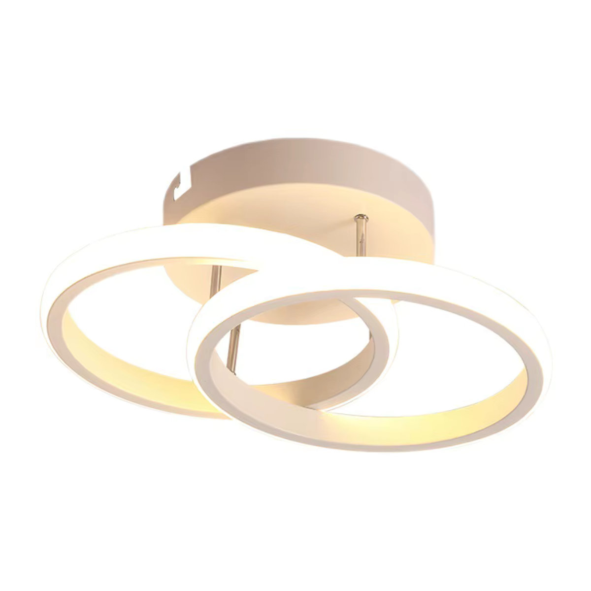 SUNMEIYI Moderne LED Deckenlampe in Weiß mit dreifarbiger Beleuchtung für Schlafzimmer und Restaurant - Bild 3