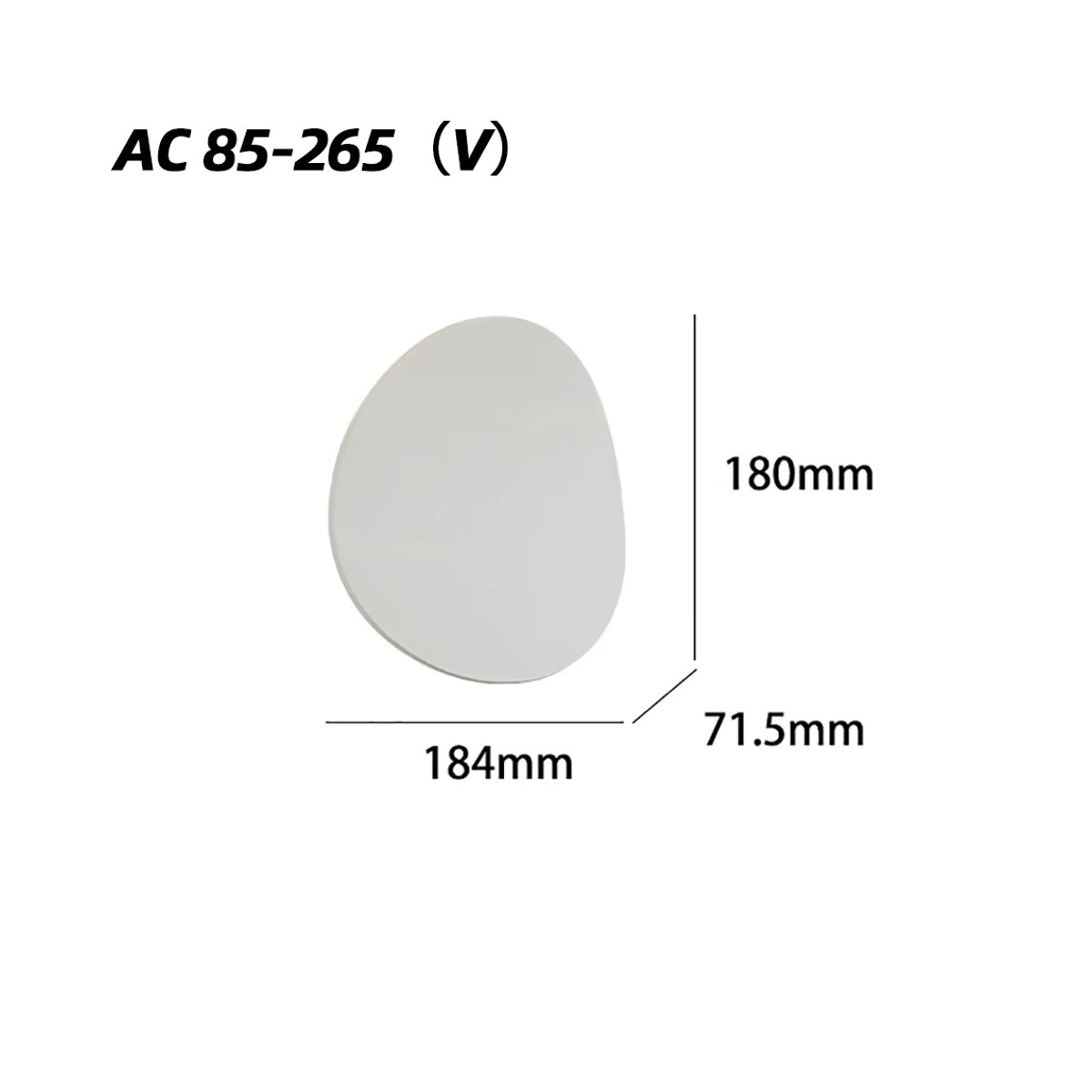 SUNMEIYI Moderne LED Wandleuchte aus Aluminium in Weiß, IP66 Wasserdicht, 7W Außenbeleuchtung für Garten und Balkon - Bild 2