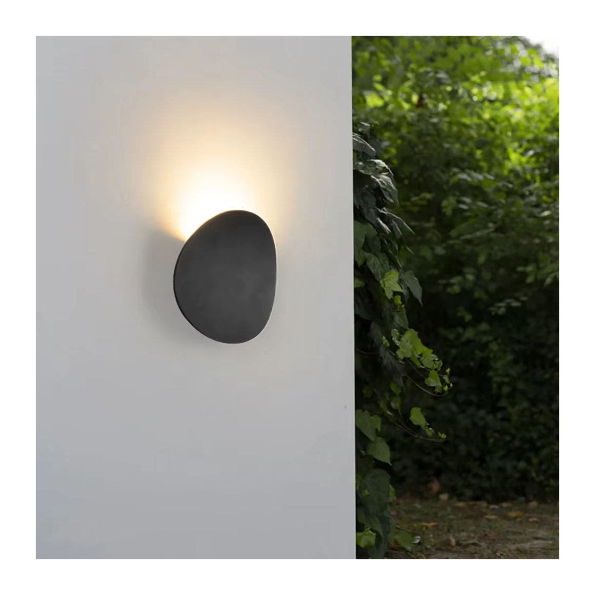 SUNMEIYI Moderne LED Wandleuchte aus Aluminium in Weiß, IP66 Wasserdicht, 7W Außenbeleuchtung für Garten und Balkon - Bild 3