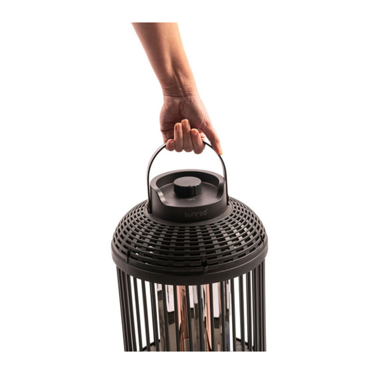 sunred Terrassenheizung Indox Dark mit Rotationsfunktion, 1200 W, schwarz - Bild 3