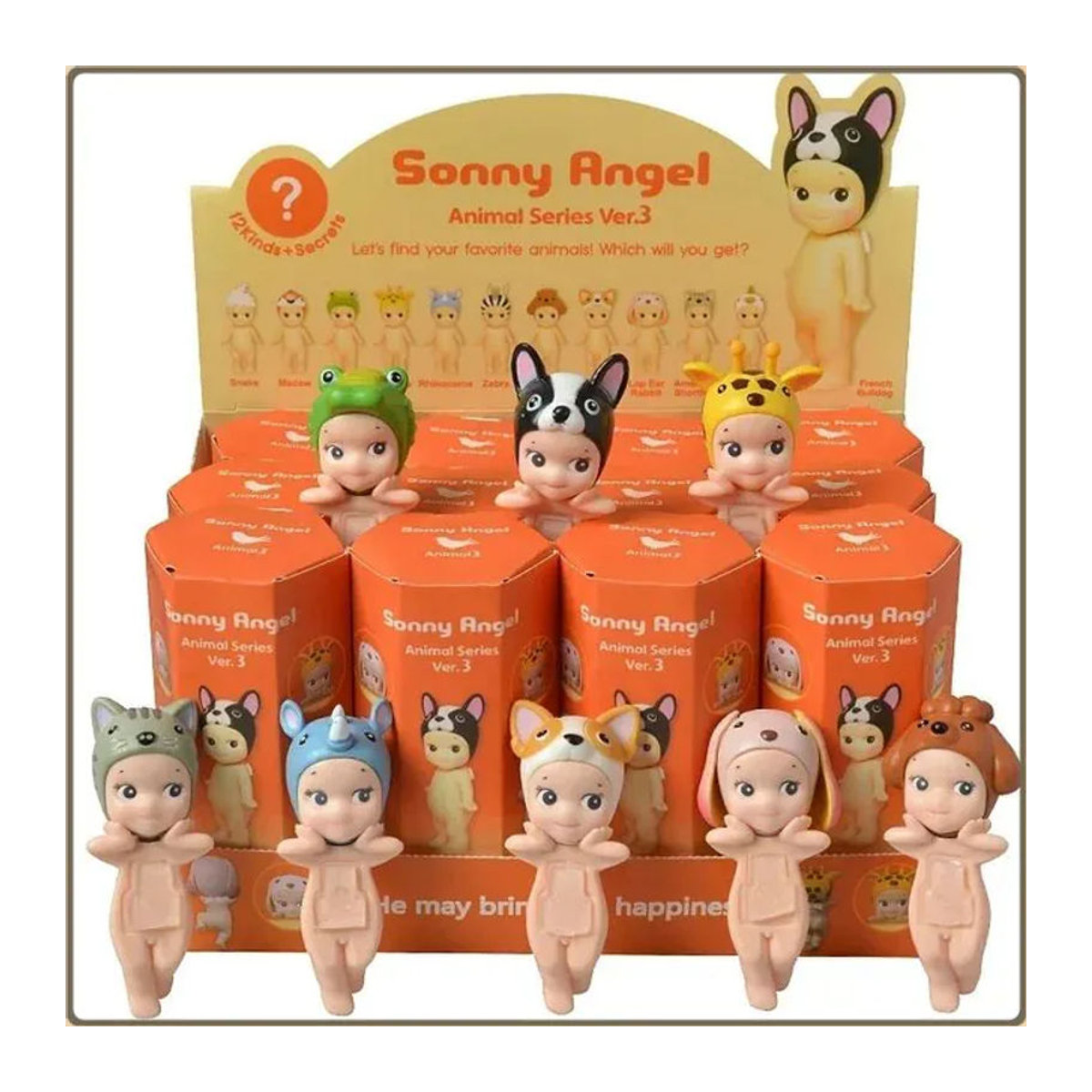 Sunshine Angel Blind Box Bandai Engel Tier-Standfiguren Mini Anime Modell Puppen aus Kunststoff in Mehrfarbig - Bild 1