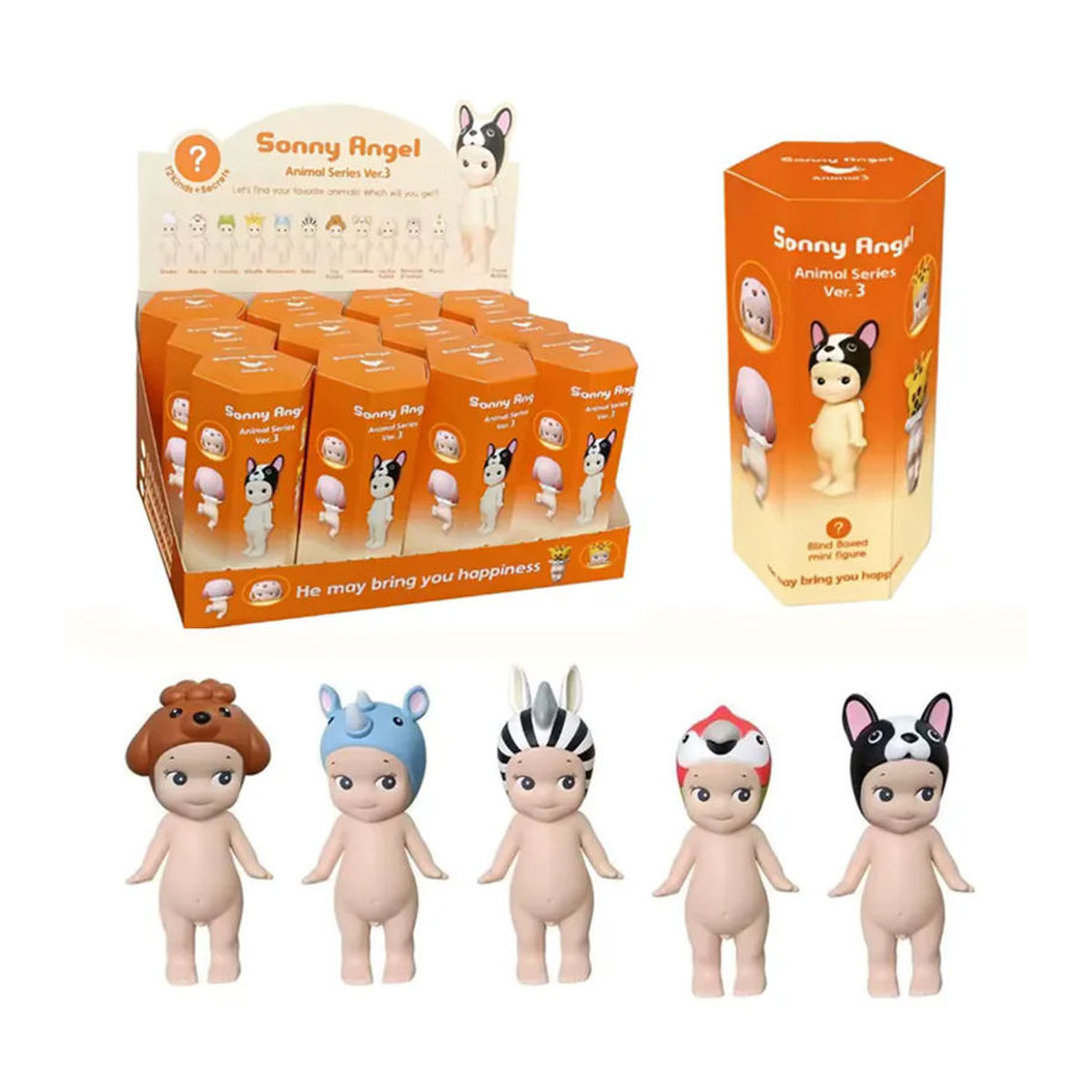 Sunshine Angel Blind Box Bandai Engel Tier-Standfiguren Mini Anime Modell Puppen aus Kunststoff in Mehrfarbig - Bild 2